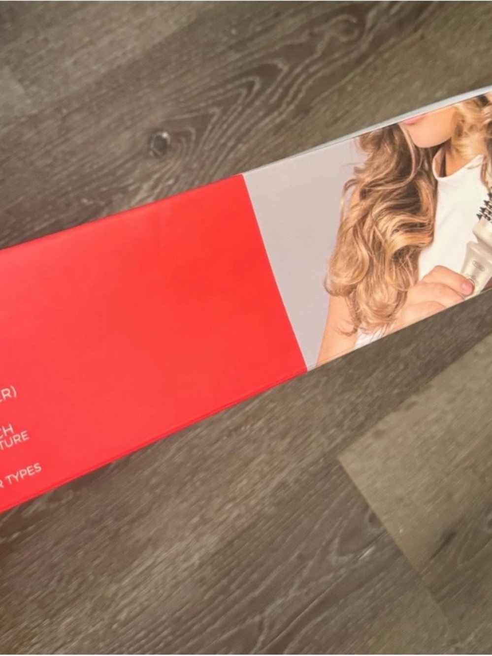 Red Women's Hair Styling Tool — Sleek Salon Performance